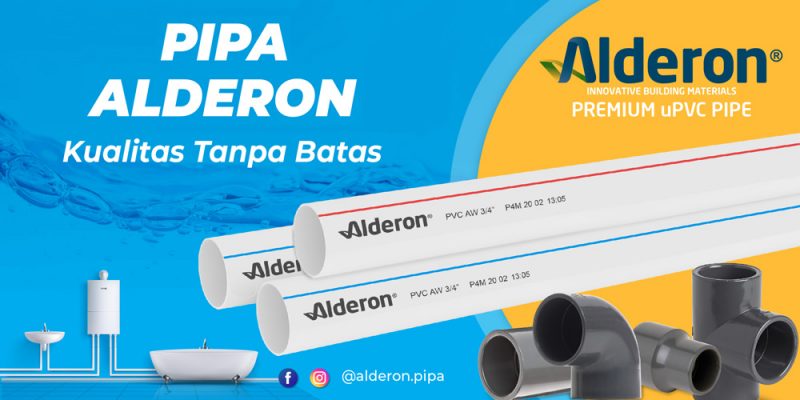  Pipa  uPVC Alderon  Merek Pipa  Terbaru Terjamin Kualitasnya 